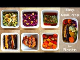 Healthy Japanese BENTO meal prep 🍱🇯🇵 15minute EASY recipes 💪