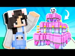 💜Building My BIRTHDAY Cake In Minecraft!