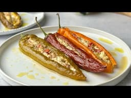 Stuffed Peppers With Cheese Ready in 40 minutes