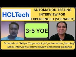 Automation Testing Interview Questions and Answers| Testing Questions | RD Automation Learning