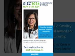 SITC 2024 Early Registration Ends Next Week Aug. 14. Save up to $200 #youtubeshorts #sitc2024 #io