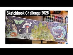 Sketchbook Challenge 2025, let's fill all of our sketchbooks up!