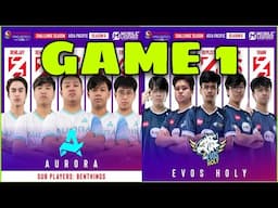 GAME 1 AURORA PH VS EVOS HOLY | Snapdragon Mobile Challenge Group Stage | Season 6 | Day 3