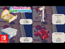 Hello Kitty Island Adventure Switch: Deluxe Content - All Furniture & Items List