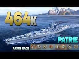 Battleship Patrie with huge 460000 damage in AR - World of Warships