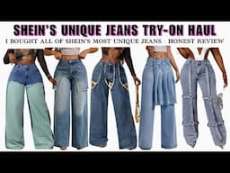 LET’S TRY ON SHEIN’S MOST UNIQUE JEANS (SMASH or TRASH)