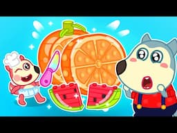 Fruit So Yummy 🍉🍏🍌 Yes Yes Fruits Song 🎶 Wolfoo Nursery Rhymes & Kids Songs