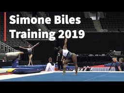 Simone Biles Training - 2019 U.S Gymnastics Championships