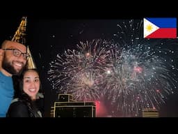 🇵🇭 EPIC Manila Philippines 2025 New Year Fireworks for the first time!!!