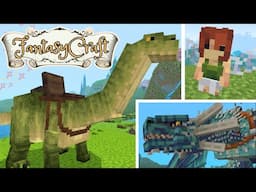 Dragons and Dinosaurs! 🦕🏰 FantasyCraft Minecraft