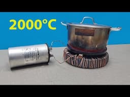 unlimited temperature! i turn permanent magnet into super powerful induction cooker