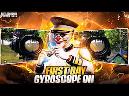 🔥 OMG MY FIRST DAY GYROSCOPE ALWAYS ON WHAT HAPPENED 😱 BGMI GYROSCOPE SENSITIVITY - LegendX