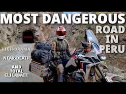 Riding Collapsing Roads along an Active Faultline in Peru (S4:E7) #motovlog