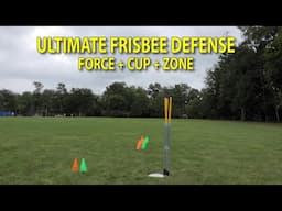 Ultimate Frisbee Defense - Force, Cup, and Zone Tutorial