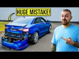 BUILDING A WRECKED AUDI RS3 FOR A 4000 MILE ROADTRIP