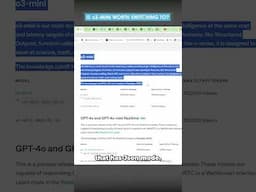 o3-mini Too Good to Be True?  #ai  #chatgpt