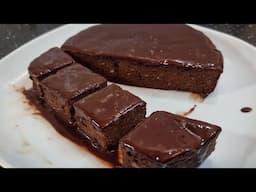 Sugar and Flour Free! Chocolate Cake in 5 Minutes Preparation !