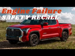 Tundras Engine Recall.  What to do to stop failure