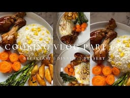 COOKING VLOG : Easy meals at home | Veggie and Chicken Roast | South African YouTuber