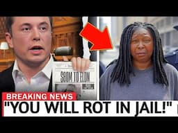 FINALLY! Whoopi Goldberg Arrested By The FEDS After Elon Musk $80M Lawsuit Win In Court!