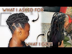 I asked for AFRICAN THREADING ON 4C NATURAL HAIR, SEE WHAT I GOT!