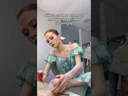 Pre performance routine💙✨#ballet #ballerina #balletdancer#performance #balletperformance#ballettips