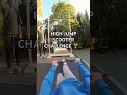 High jump scooter challenge! 🏆🛴 Roman Dellapena #shorts #maddgear #shortvideo #sports #skatepark