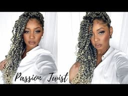 Gorgeous Thic Ombre Blonde Passion Twist on Short Natural Hair | Protective Style Tutorial