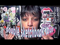 ✦ double sketchbook tour ✦