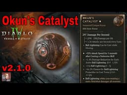 Diablo IV Unique Items - Okun's Catalyst (Sorc Focus)[v2.1.0]