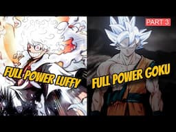 When Goku and Luffy Use 100% of Their Power Against Each Other| Dragon Ball x One Piece Manga