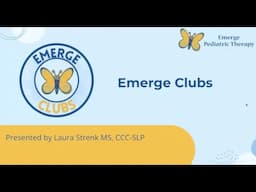 Emerge Clubs Webinar: Discover the fun with Laura Strenk!