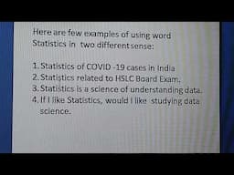 Meaning and Origin of Statistics