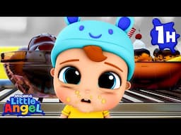 🍨 Snack Time Showdown 🍨 | Little Angel | Melody Time: Moonbug Kids Songs