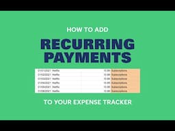 How to add Recurring Payments to Your Expense Tracker | Debbbag