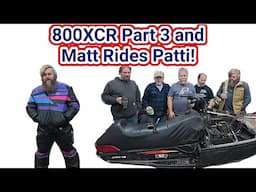 The crew is back for more work on the XCR and Matti rides Patti! Polaris Triple Snowmobiles.