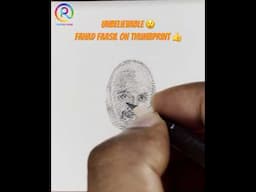 #fahadfaasil on #thumbprintart  #pushpa2 #pushpaarts #shorts #drawing #shortsvideo #art #sketch