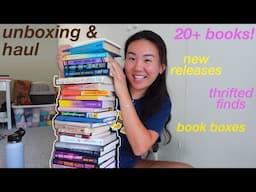 big book haul | i find gold in thrift stores & unbox book mail!