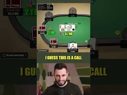 9BB Deep and I... Flat Call? (13 left in a WSOP Event) #pokershorts