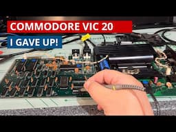 Commodore VIC 20 repair attempt - Part 1 - I need help