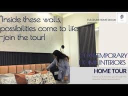 DESIGNED a 3BHK in Pune in a CONTEMPORARY style | HOME TOUR | Each room with a distinct Character.