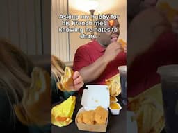 But why is he so petty tho?! 😆 #mcdonalds #prank #couple #couples #relationships #pranking