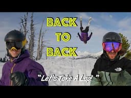 Hard pack hit lap. Back to back  with Andrew Orlich and Sage skiing Mt. Bachelor