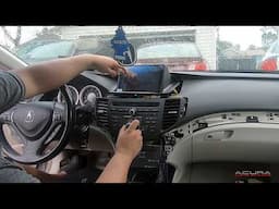 Acura TSX ELS Tech Package Android Screen Install - Factory Navigation Screen Upgrade | DIY PRO #4.1