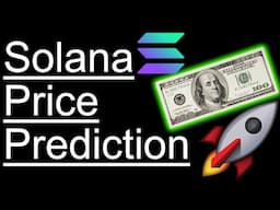 Solana Price Prediction: $100 SOON!?🚀