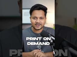 What is Print On Demand? Print On Demand Kya Hai? #printondemand