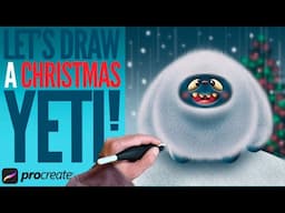 Let's Draw a Yeti in Procreate: Holiday Edition!