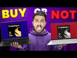 Snapdragon Laptop Buy Or Not ? Snapdragon X Elite Vs M3 Chip Hindi 2024