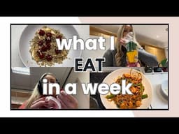 WHAT I EAT IN A WEEK - full time work as a research scientist