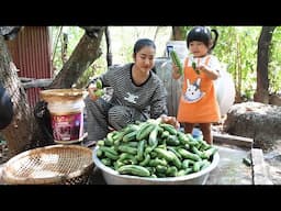 Traditional “ Fermented cucumbers “ recipe - Family food cooking - Sreypov Life show